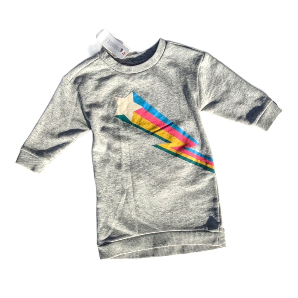Gymboree Girls 12-18m Rainbow Shooting Star Dress w/ Diaper Cover
